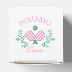 Pickleball Queen Rosa und Weiß gestrichen Geschenkschachtel