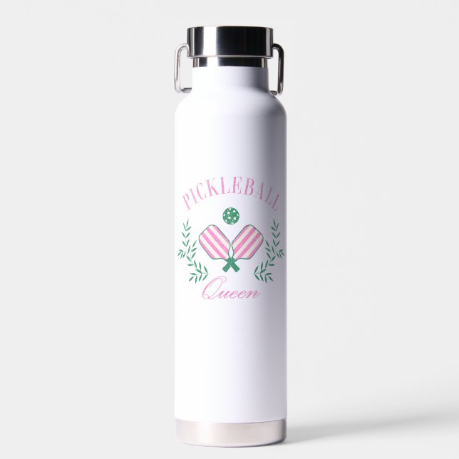 Pickleball Queen Trinkflasche (Vorne)