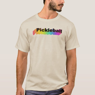 Pickleball Rainbow Logo T-shirt beige