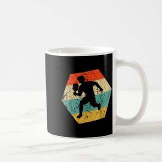 Pickleball Retro-Distressed-Sechseck Pickleball Kaffeetasse