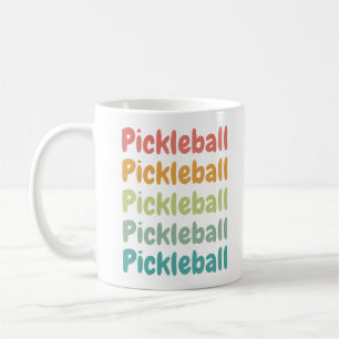 Pickleball Retro Pickleball Player Kaffeetasse
