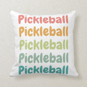 Pickleball Retro Pickleball Player Kissen