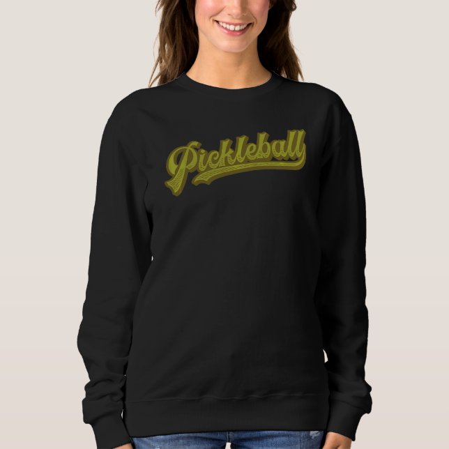 Pickleball Retro Style Sweatshirt (Vorderseite)