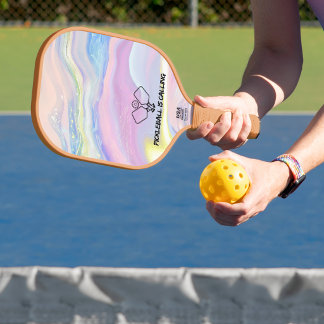 Pickleball ruft Pastell-Regenbogen-Paddel Schläger