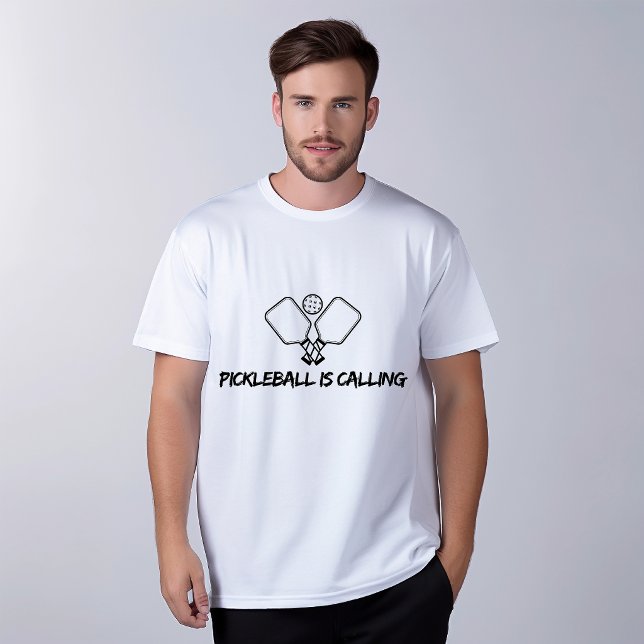 Pickleball ruft  Tri-Blend shirt (Von Creator hochgeladen)