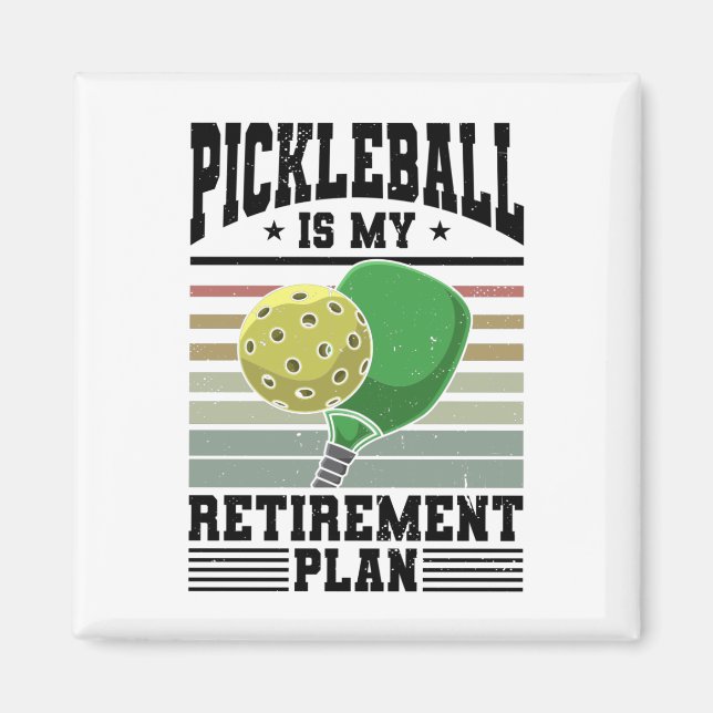 Pickleball - Ruhestand bei Pickleball Magnet (Vorne)