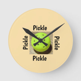 Pickleball runde wanduhr