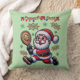 Pickleball Santa Claus Weihnachten Kissen