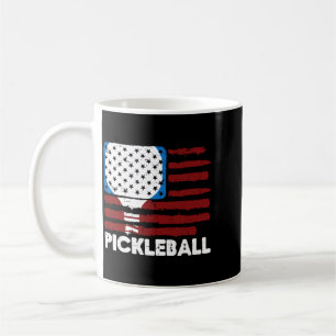 Pickleball-Schläger Flagge Pickle Ball Patriot Män Kaffeetasse