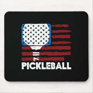 Pickleball-Schläger Flagge Pickle Ball Patriot Män Mousepad