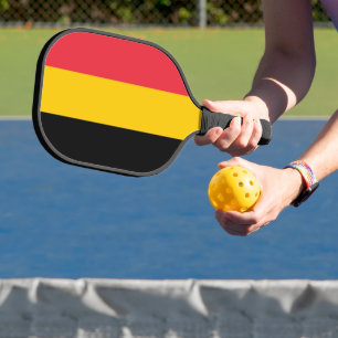 Pickleball-Schläger mit der Flagge Belgiens Pickleball Schläger