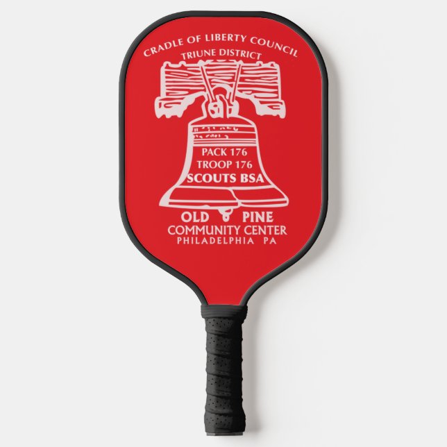 Pickleball-Schläger - Rot Pickleball Schläger (Vorderseite)