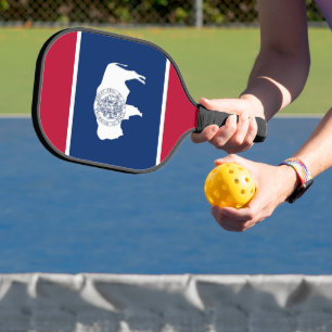 Pickleball-Schläger, Wyoming-Flagge Pickleball Schläger