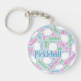 Pickleball-Schlüsselanhänger Schlüsselanhänger