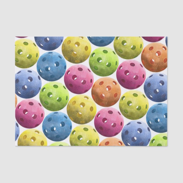 Pickleball Seidenpapier (Vorderseite)