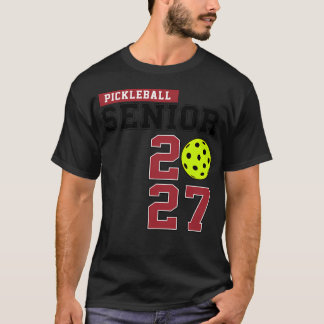 Pickleball Senior 2027 Pickleball Abschlussjahrgan T-Shirt