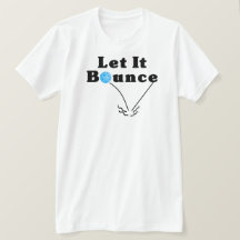 Pickleball Serve Ließ It Bounce Blue Personalisier