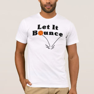 Pickleball Serve Rule - Lass It Bounce, Orange Bal T-Shirt