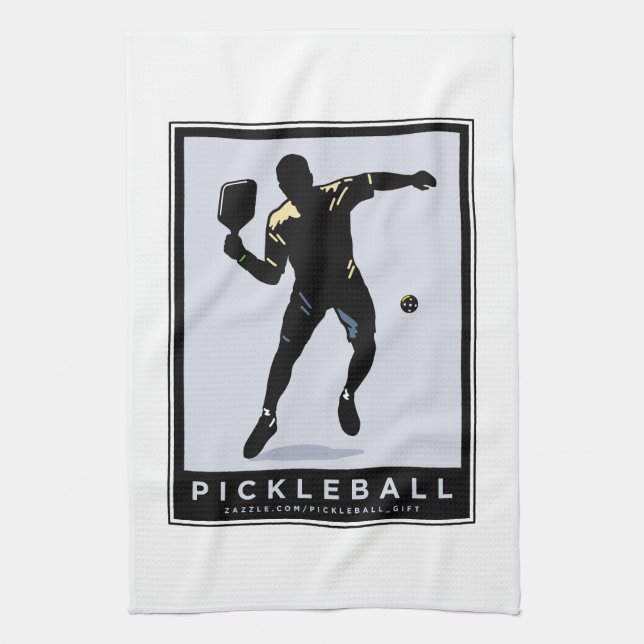 PICKLEBALL SILHOUETTE CLASSIC GESCHIRRTUCH (Vertikal)