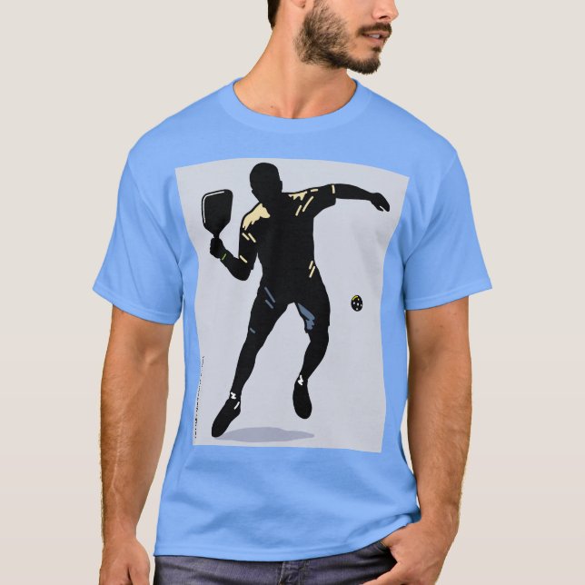 PICKLEBALL-SILHOUETTE T-Shirt (Vorderseite)