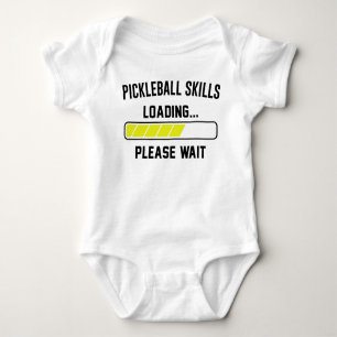 Pickleball Skills Loading Bitte warten Funny Baby Strampler