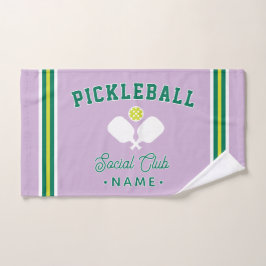 Pickleball Social Club, Benutzerdefinierter Name S Handtuch