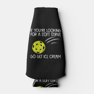Pickleball Soft Serve Ice Creme Pickle Ball Me Flaschenkühler