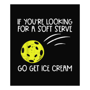 Pickleball Soft Serve Ice Creme Pickle Ball Me Fotodruck