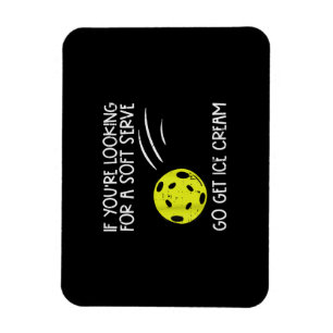 Pickleball Soft Serve Ice Creme Pickle Ball Me Magnet