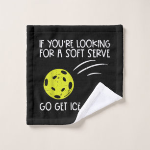 Pickleball Soft Serve Ice Creme Pickle Ball Me Waschlappen