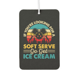 Pickleball Soft Serve Lustiger Sportswitz Autolufterfrischer