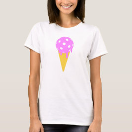 PickleBall Sommereis Creme Cone Frauentank T-Shirt