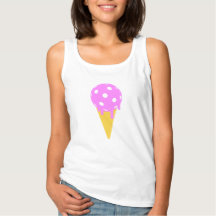 PickleBall Sommereis Creme Cone Frauentank