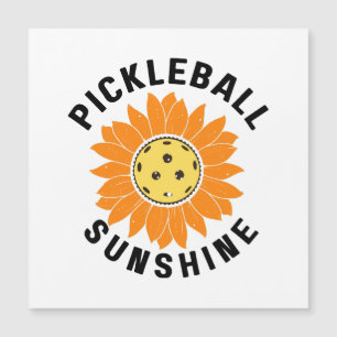 Pickleball Sonnenschein Magnetkarte