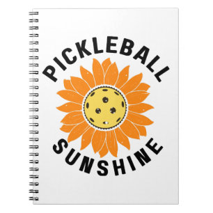 Pickleball-Sonnenschein Notizblock