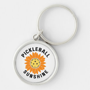 Pickleball Sonnenschein Schlüsselanhänger