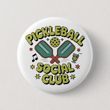 Pickleball-Sozialclub Retro-Design für Spieler