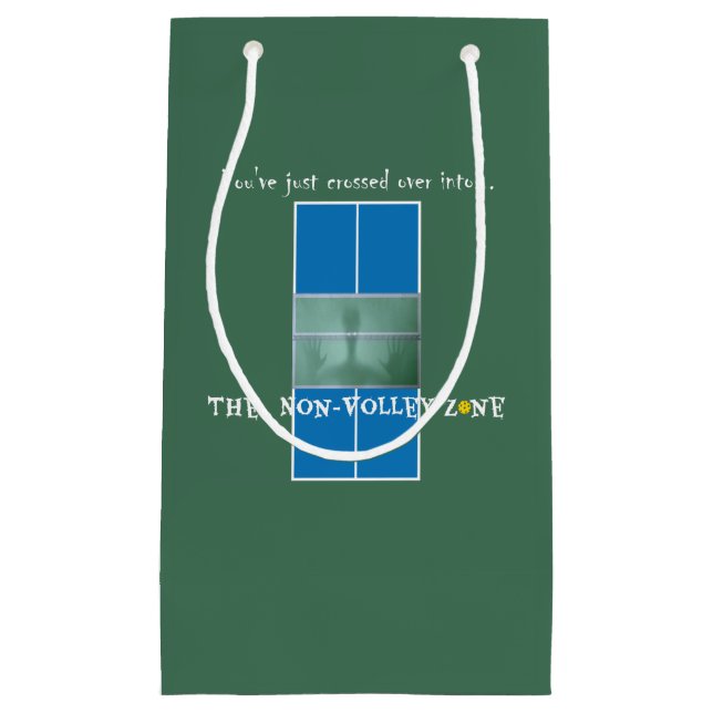 Pickleball-Spaß, die Non-Volley-Zone Kleine Geschenktüte (Vorderseite)
