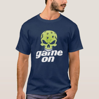Pickleball Spiel auf T - Shirt
