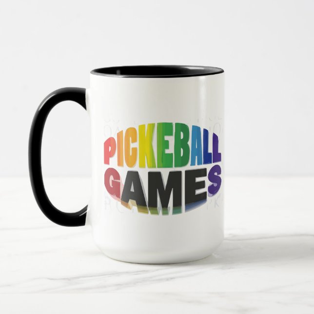 Pickleball-Spiele-Tasse. Tasse (Links)