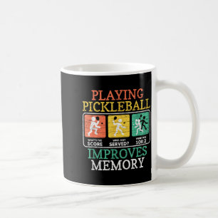 Pickleball spielen verbessert das Gedächtnis Pickl Kaffeetasse