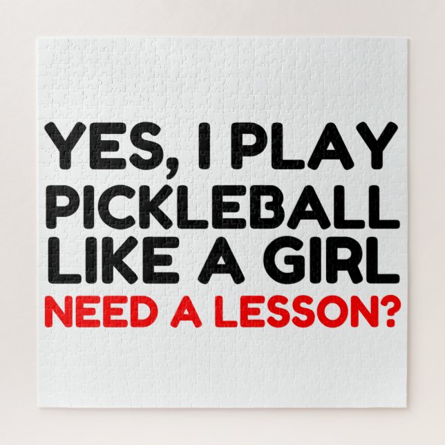 Pickleball spielen, wie ein Mädchen lernen muss (Vertikal)
