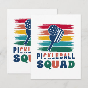 Pickleball Spieler Geschenkidee Begleitkarte