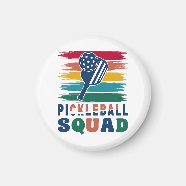 Pickleball Spieler Geschenkidee Magnet (Vorne)