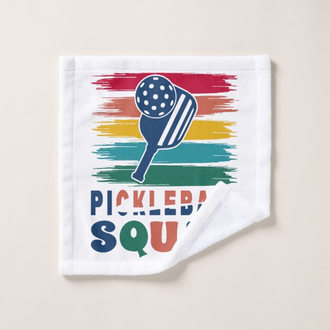 Pickleball Spieler Geschenkidee Waschlappen (Waschlappen)