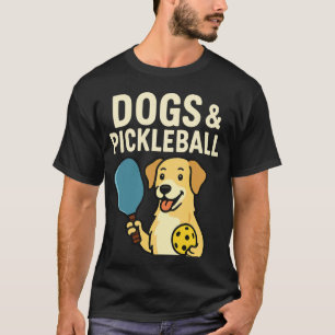 Pickleball-Spieler-Hundeliebhaber-Mutter-Vater-Bes T-Shirt