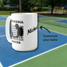 Pickleball-Spieler Meistergewinner individuelle Na Kaffeetasse
