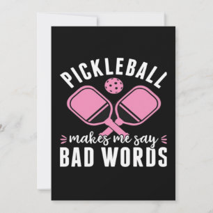Pickleball-Spieler Pickleball bringt mich dazu, Sc Dankeskarte