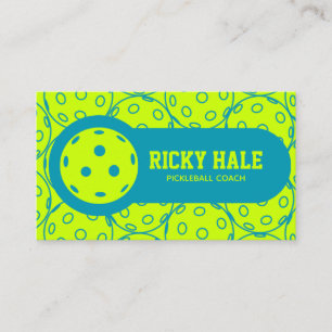 Pickleball-Spieler - Pickleball-Trainer Visitenkarte
