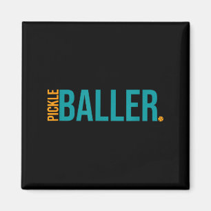 Pickleball-Spieler Pickleballer Pickle-Baller  Magnet